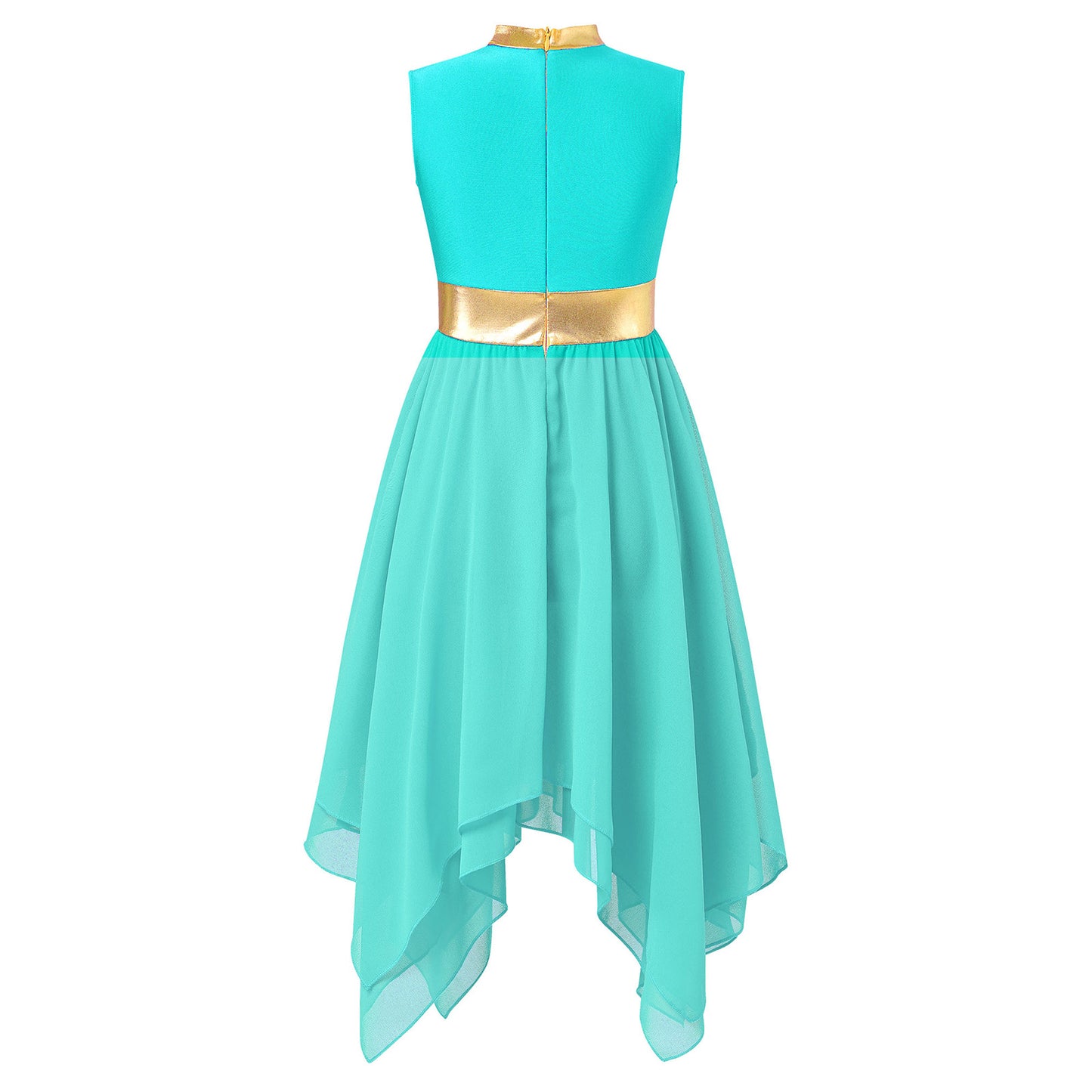 Kids Girl's Dress Praise Lyrical Dance Costume Children's Worship Dresses for Liturgical Celebration of Spirit Stage Dancewear