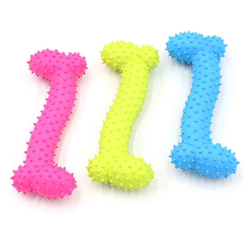 Pet Toys for Small Dogs Rubber Resistance To Bite Dog Toy Teeth Cleaning Chew Training Toys Pet Supplies Puppy Dogs