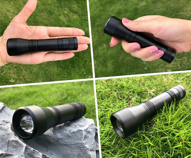 UV Flashlight 395nm Black Light Flashlights Zoomable UV Torch Ultra Violet Light Flashlights Blacklight Flashlight 18650