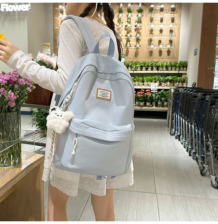 2026 New High Quality nylon Backpacks School Book Bags for Teenage Girls Boys Female College Men Laptop BagPack Casual Backpack