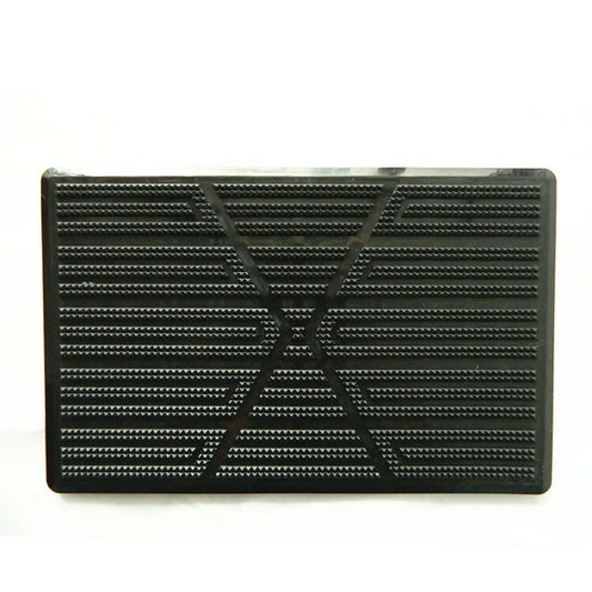 Car Carpet Plate Floor Pad Heel Foot Mat Pedal Patch Black PVC Waterproof Auto Anti-skid Pad Universal Interior Accessories