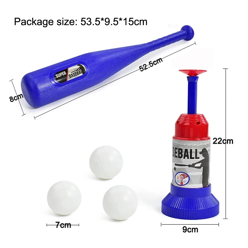 Baseball Ball Toys Backyard Outdoor Sports Toy Adjustable Automatic Pitching Baseball Machine Games Sets Birthday Kids Boy Gift