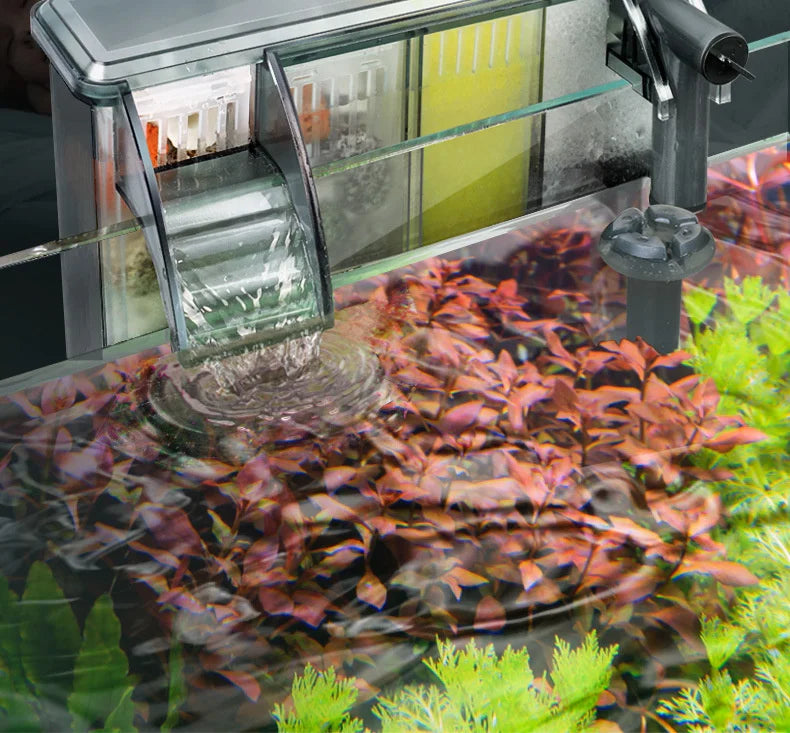 Powerful Aquarium External Filter Wall Mounted Fish Tank Filter Barrel Efficient Water Purification And Circulation System