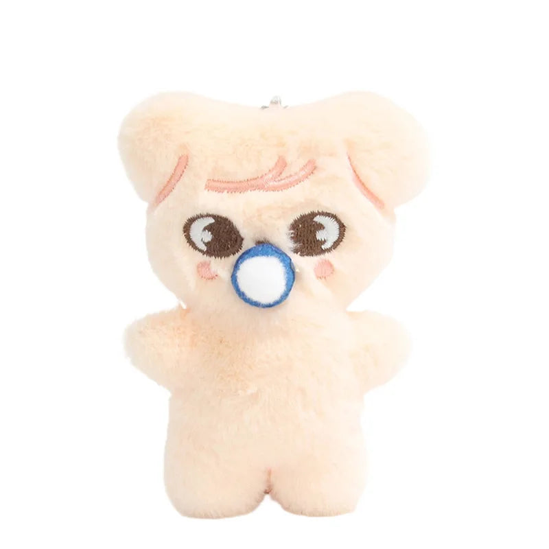 10CM New KPOP 2026 dominATE SKZOO StrayKids pacifier dummy DO IT KARMA toy Felix Bang Chan Hyunjin Plush Doll keychain Pendant