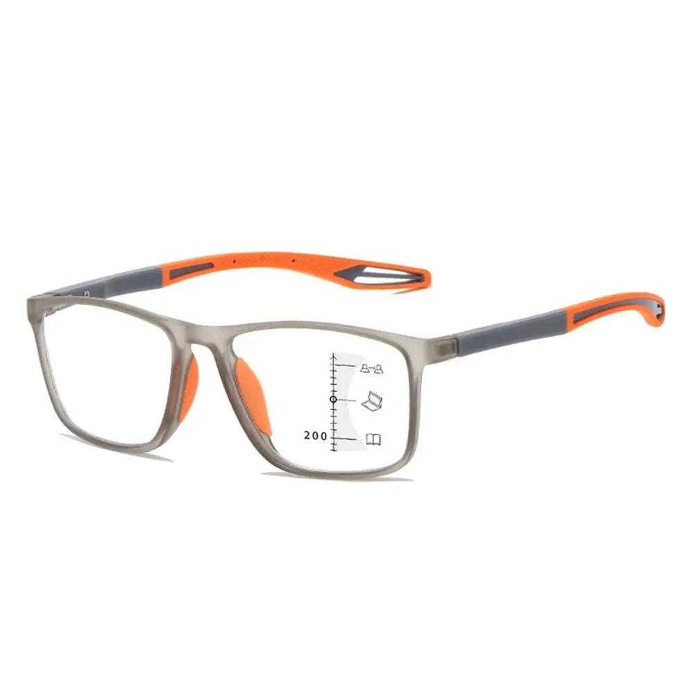 Simple Progressive Multifocal Eye Protection Sports Reading Glasses Presbyopic Eyewear Ultra Light Glasses Anti-Blue Light