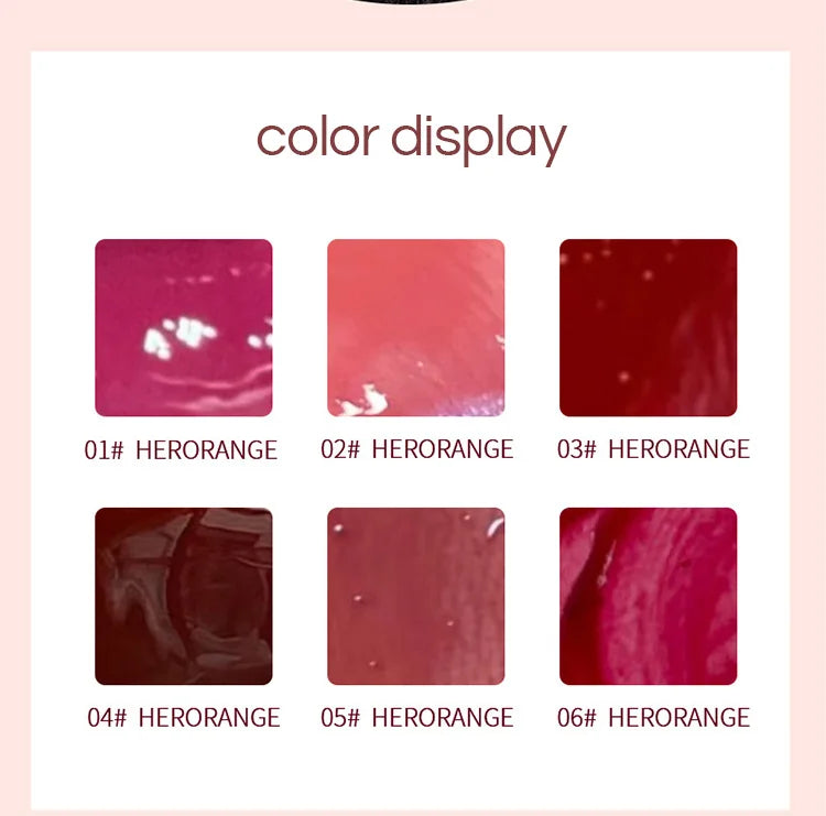 Moisturizing Plump Lips Mirror Effect Lip Color Non Greasy Texture Liquid Lip Pigment Not Easy To Stick Lightly Lip Glaze