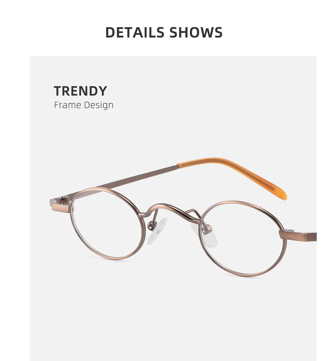 YINSQER Designer Small Round Glasses Frames for Women Optical Frames Men's Frame Glasses Women Luxury Brand Round Lenses Frames