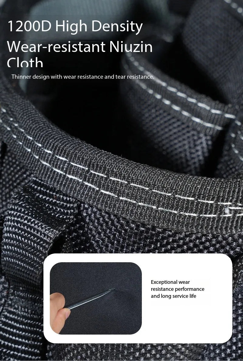 TOOLSTACK TSK-02 Framer Pouch Double -Pocket Multifunctional Tool Waist Bag Durable Bags Carpenters Pouch Tools Package Bag Work
