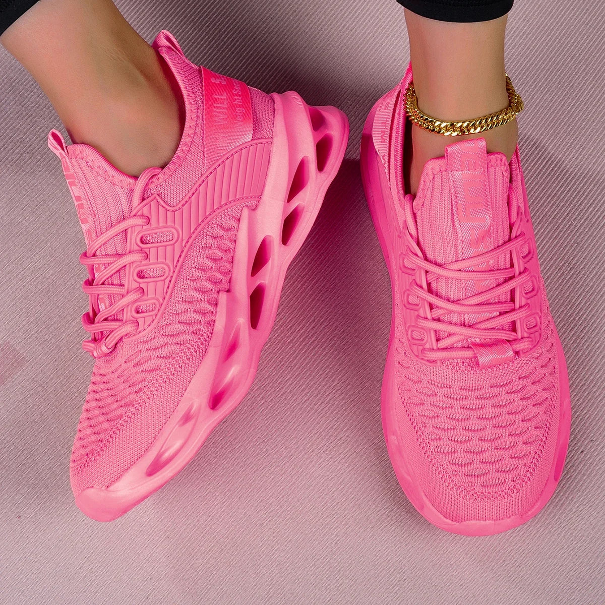 YRZL Women Sport Shoes Running Sneakers Breathable Comfortable Trainers High Quality Shoes Men Lightweight Sneakers for Women