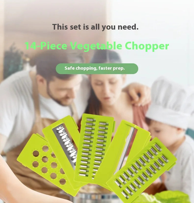 Vegetable cutting artifact Multifunctional grater Potato slicer Shredder Onion dicer Vegetable cutter