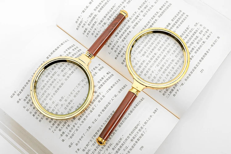 Handheld High-Definition Old Magnifying Glass  Handheld Children's Magnifying Glass Reading for The Elderly for People