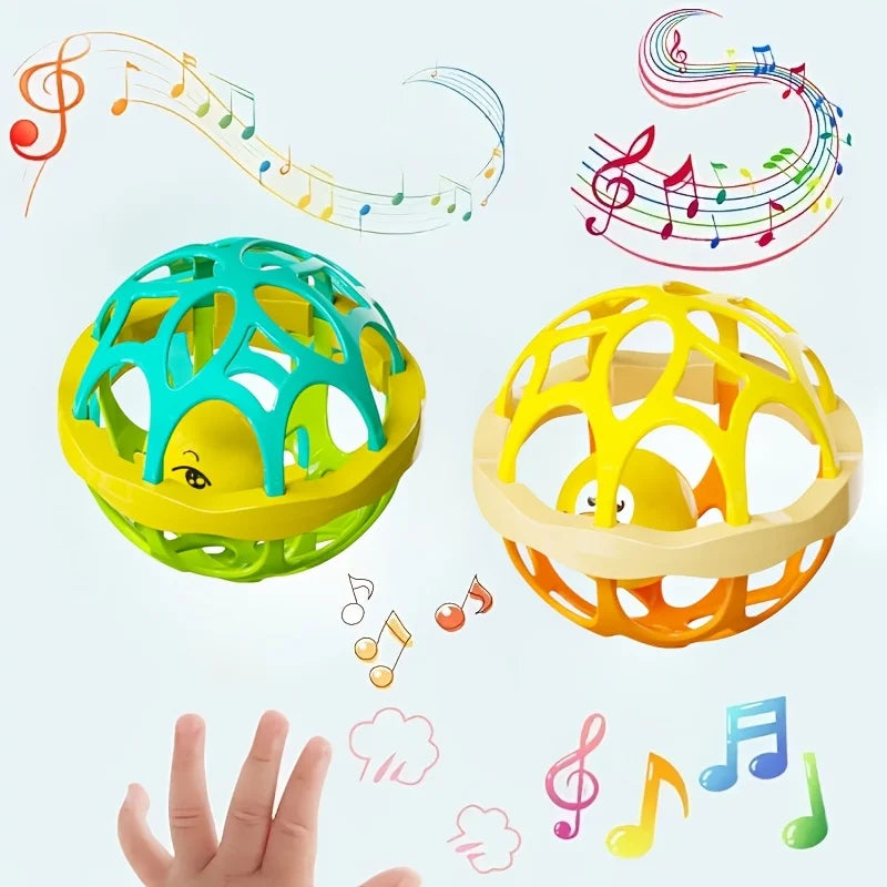 Baby Vibrating Hand Bell Toy - Sensory & Hearing Development Toy with Grip Training,  Ideal Birthday Gift for Infants
