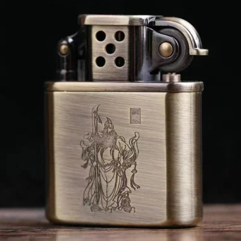 Zorro Lighter Retro Grinding Wheel Metal Constantine Flint Antique Series Lighter Various Patterns Men's Gifts