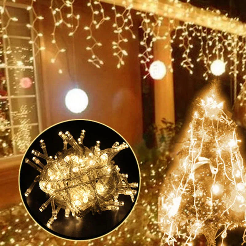 LED Strip 10M 100LEDs Christmas Lights Led Strip Lights Festoon Fairy Lights Garden Light Party Holiday Christmas Decoration