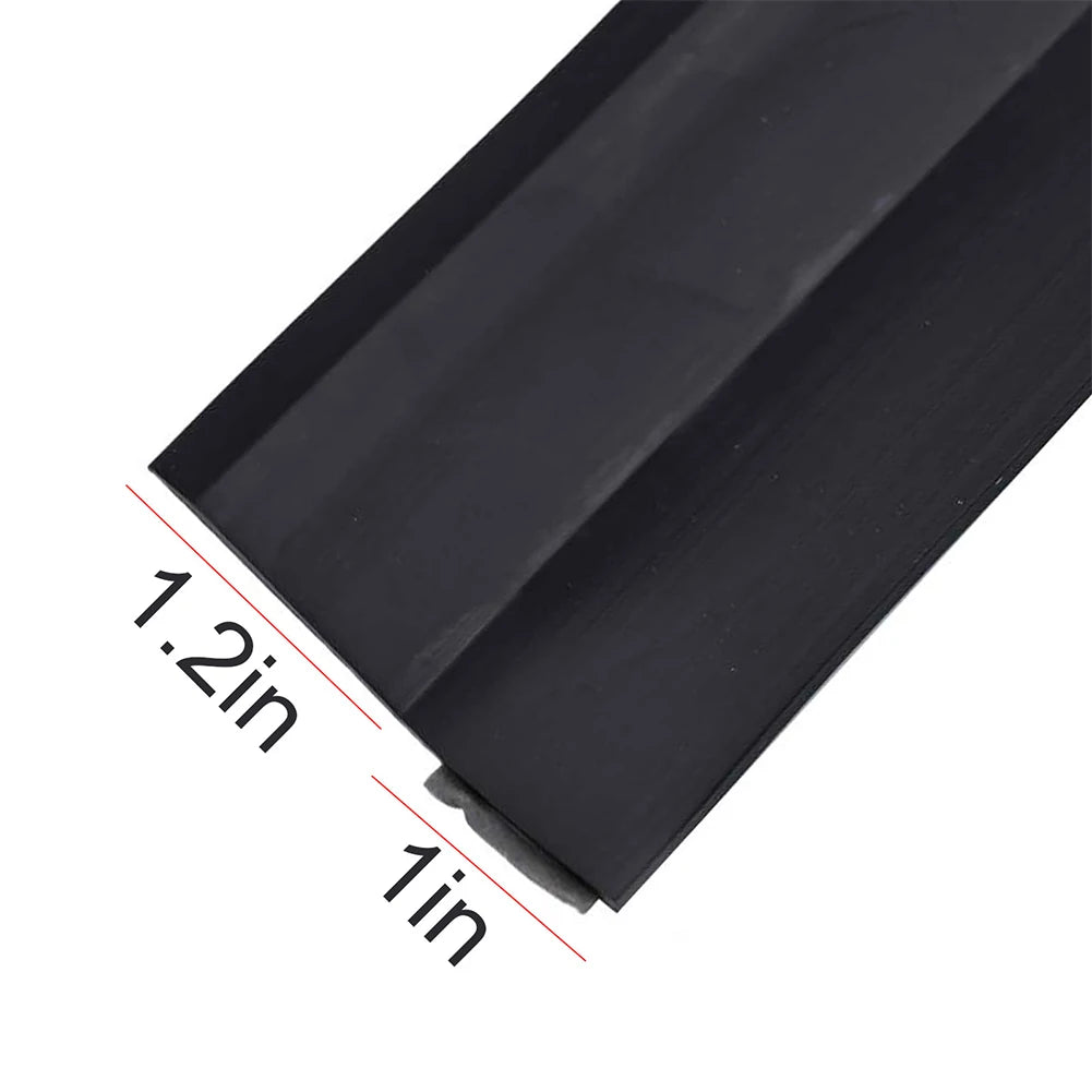 For Garage Doors Dust And Water Barrier 5M Door Frame Strip Garage Maintenance White Easy Installation Sealing Strip Appliance