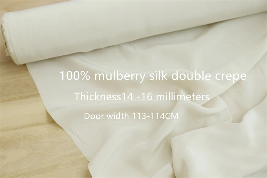 Pure silk shirt clothing fabric wide silk crepe silk fabric crepe dress special offer100% pure silk crepe 25 color selection