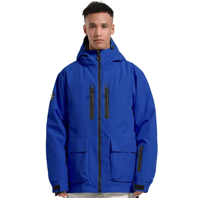 Winter New Skiing Jackets Thickened Warm Winter Clothes Outdoor Sport Waterproof Jackets Loose Couple Snow Coats Snowboard Tops
