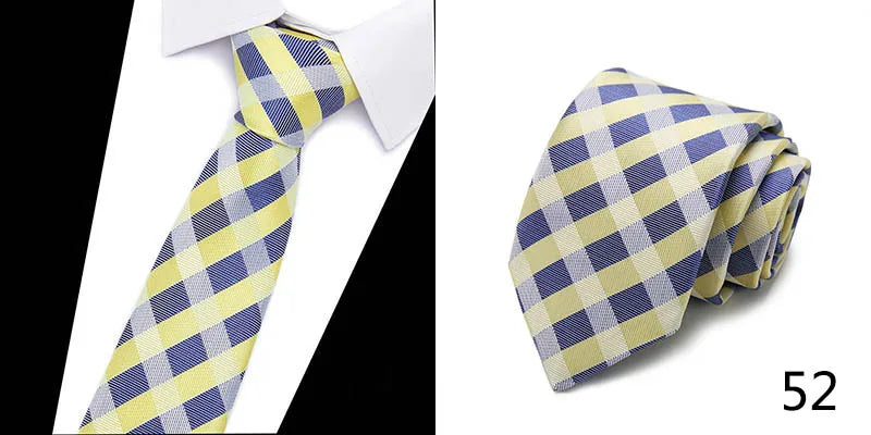 Hot Sale Necktie Man 7.5 cm Silk Tie Solid Color Gravatas Suit Accessories Fit Wedding Holiday Party