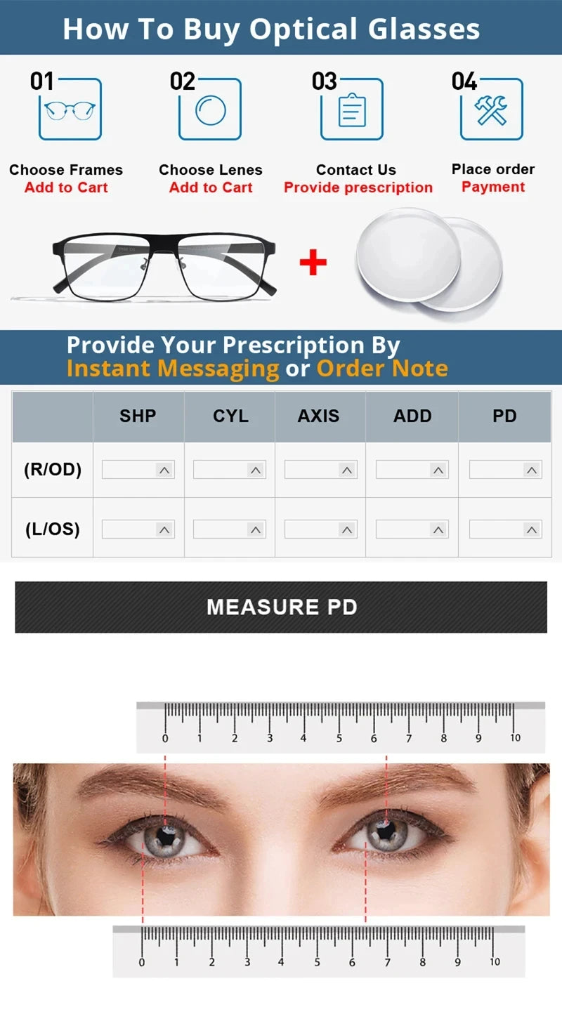Customized Prescription Lenses Colour Tinted Polarized Photochromic Sunglasses Optic Progressive Lens Myopia Presbyopia Glasses