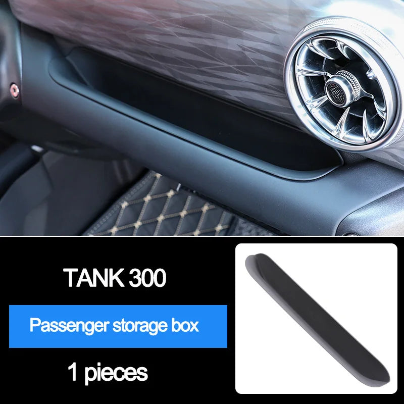 For Great Wall Tank 300 Automotive Parts Door Handle Storage Box Passenger Handle Storage Box Interior Modification Parts