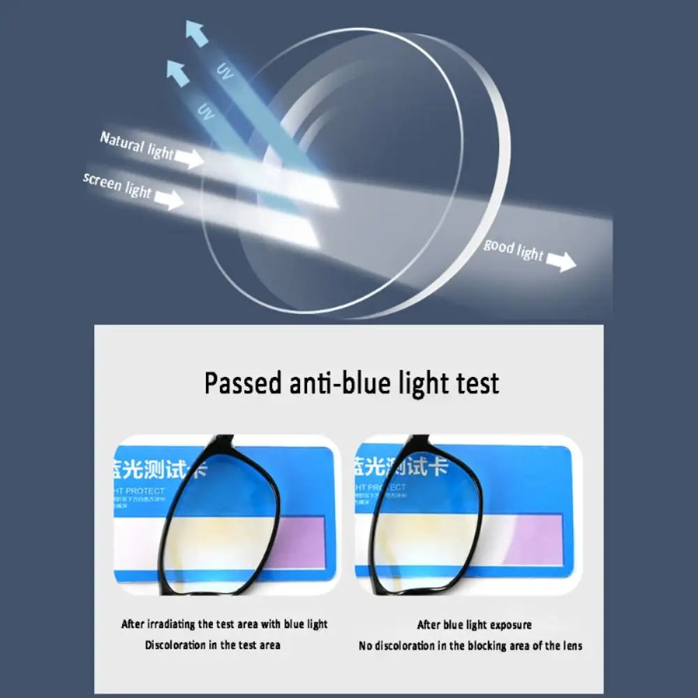 Soft Multifocal Progressive Reading Glasses TR90 Anti Blue Light Near Far Eyewear Men Women's Large Frame Farsight Eyeglasses ﻿