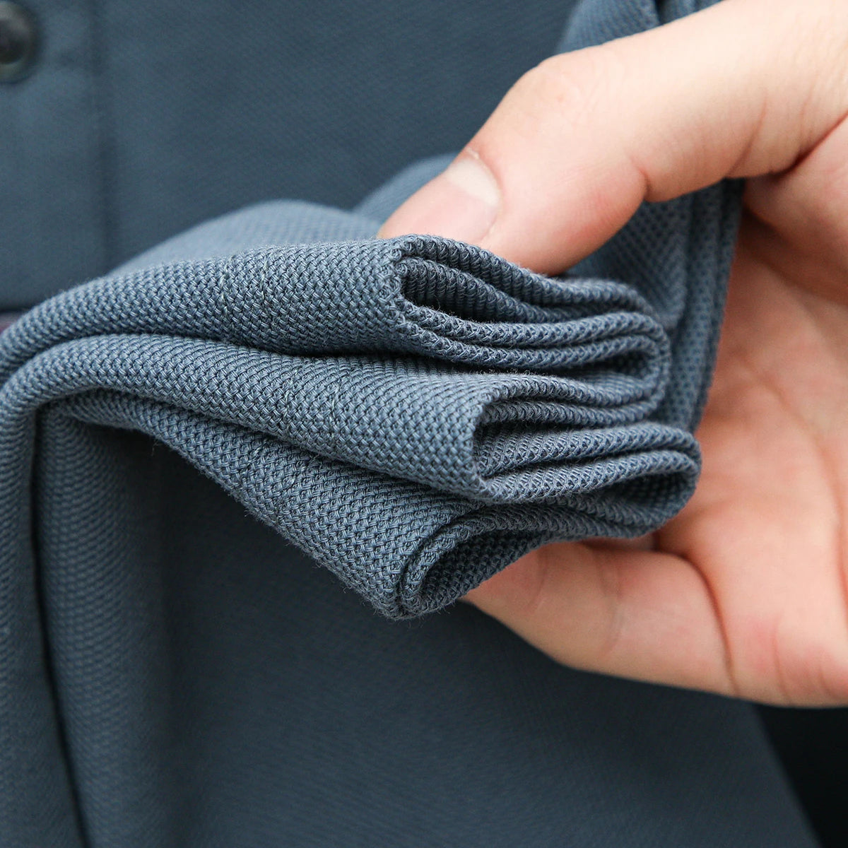 100% pure cotton T-shirt summer new men's fashionable short sleeve comfortable breathable polo shirt exquisite solid color top