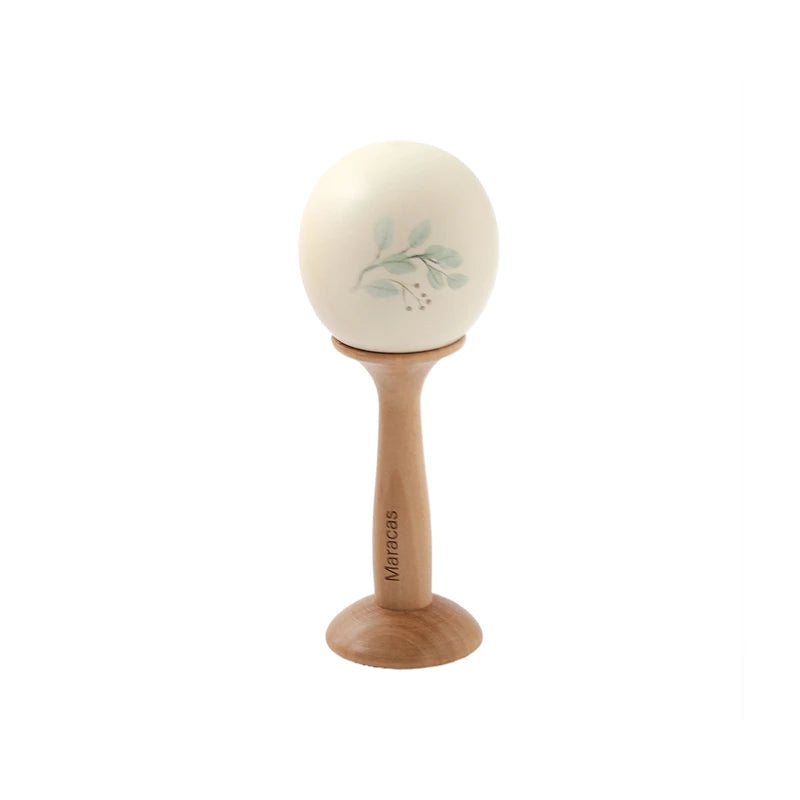 Baby 1-3 Year Montessori Musical Instruments Wooden Musical  Interactive Game Newborn Cartoon Squirrel Pattern Educational Gifts