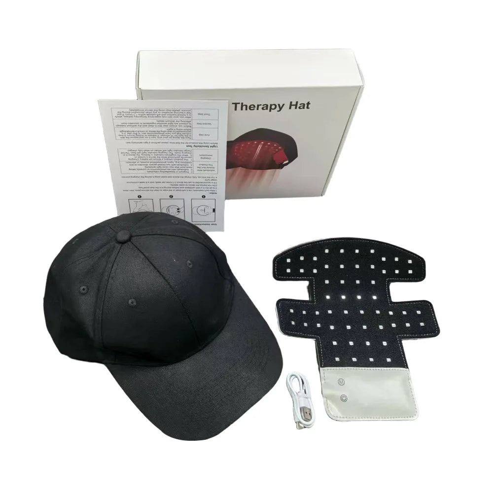 LED Red Light Therapy Cap Hair Growth Helmet Diode LaserHat Light Therapy Cap for Hair Regrowth and Hair Loss Treatment