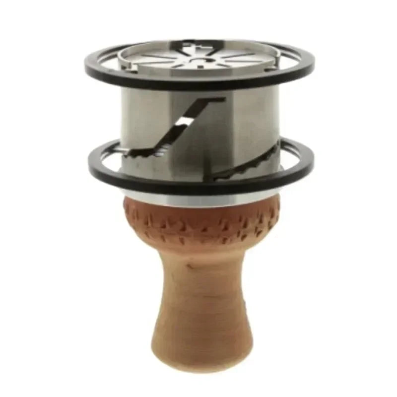 Stainless Steel Hookah Bowl Adjustable Height Heat Management System Complete Chicha Shisha Charcoal Holder Smoking Accessories
