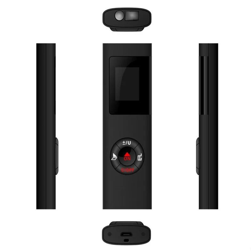 USB Rechargeable 40M Handheld Portable Mini Smart Laser Distance Meter Measure Infrared Rangefinder Laser Range Finder Tools