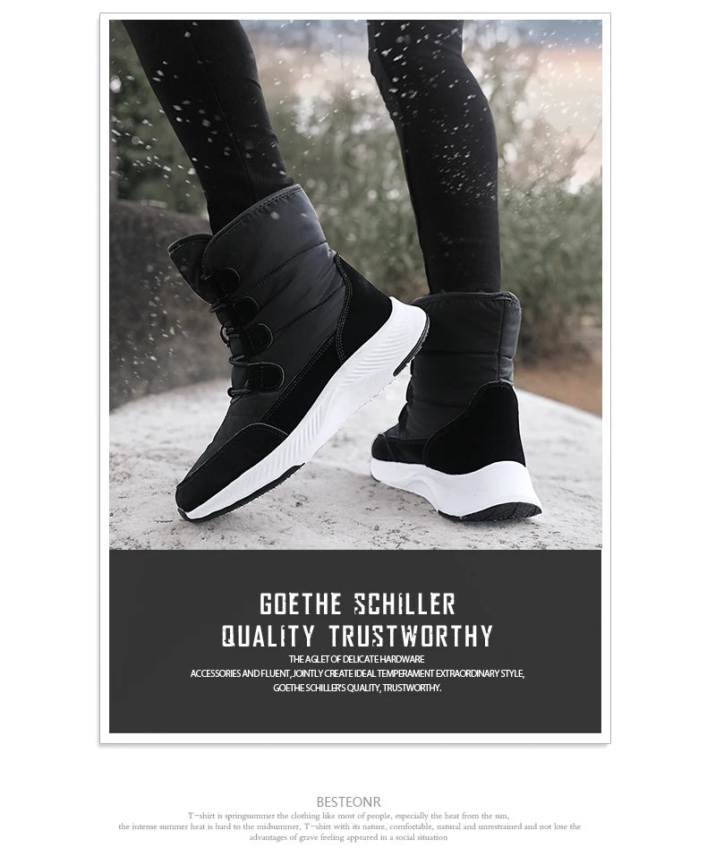 2026 Women's Shoes Winter Fashion Ankle Boots Women Keep Warm Female Lace Up Waterproof Boots Ankle Shoes Street Nurse Boots