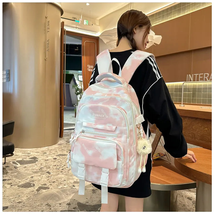 Children's Schoolbags Primary School Schoolbag backpack for Girls junior high school large-capacity school backpacks