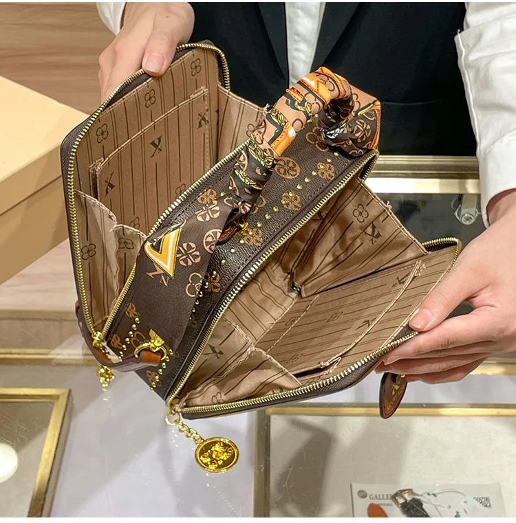 Ladies' handbag, light luxury square bag, 2026 autumn and winter new style, high-end and high designer single shoulder crossbody