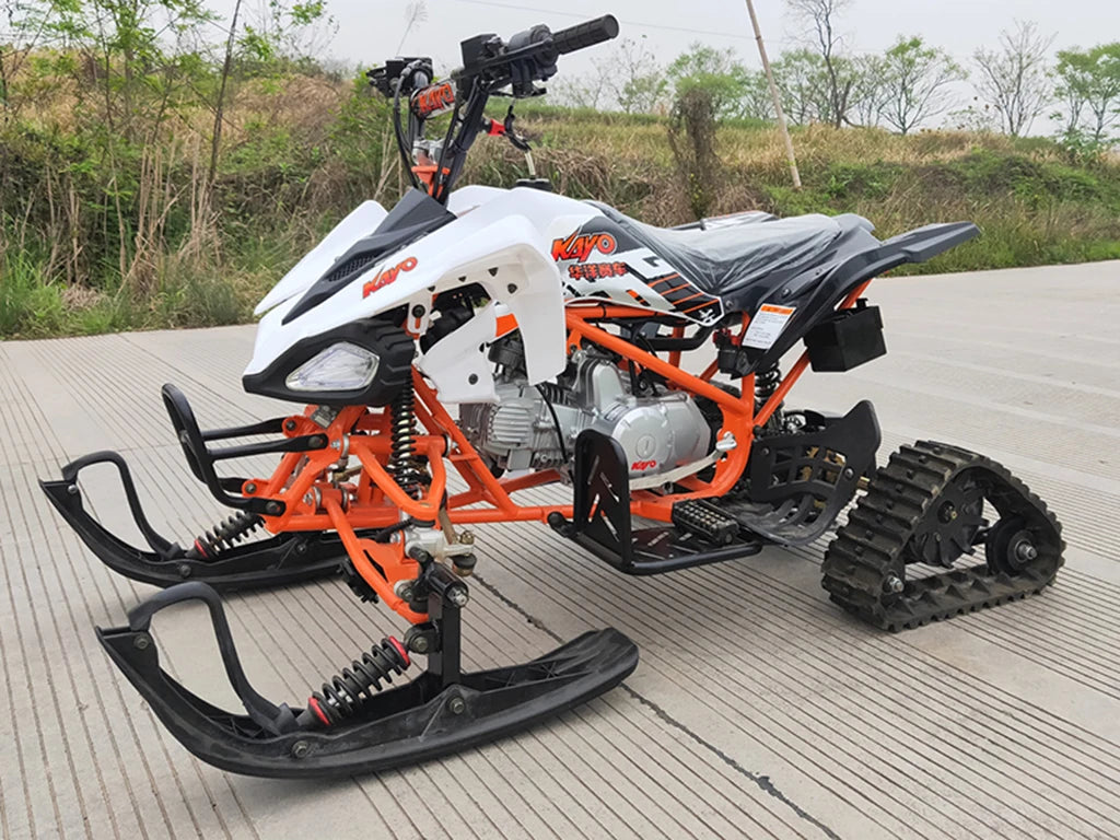 Motorcycle Front Skiboards Winter Snow Sledge For 110cc 125cc 150cc ATV UTV Buggy Electric Quad Go Kart Snowmobile Skiing Track