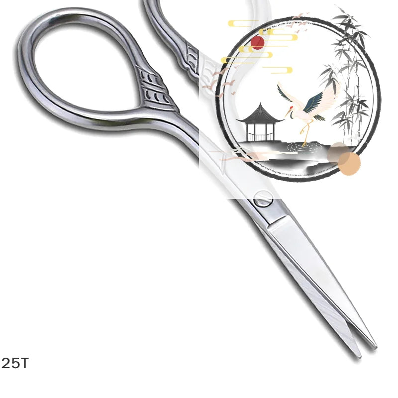 1Pcs Stainless Steel Small Makeup Grooming Scissors Eyebrows For Manicure Nail Cuticle Beard And Mustache Trimmer Nose Hair Tool