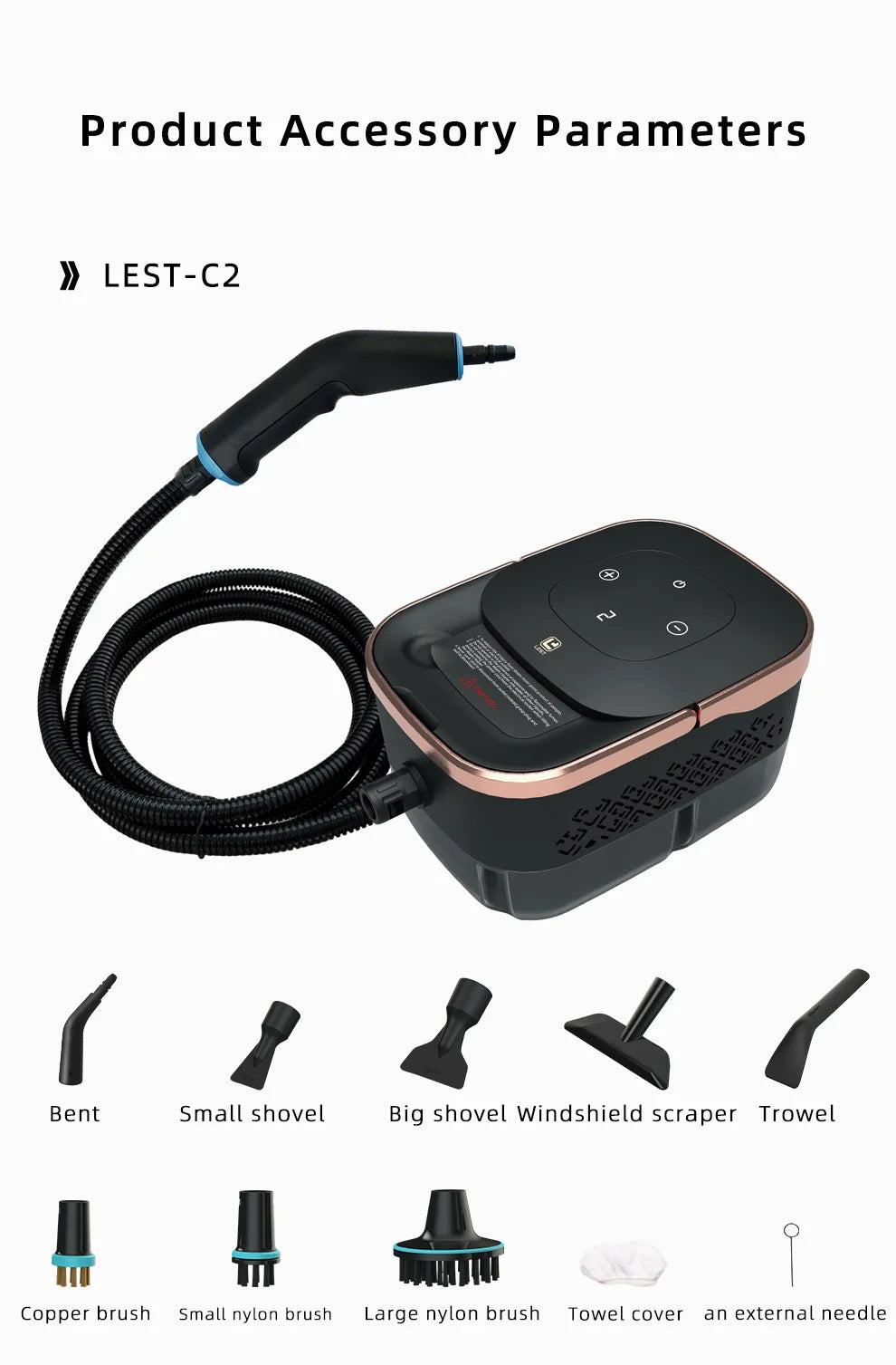 Auto Detailing & Maintenance Steam Washer High-Pressure Portable Cleaner for Car Beauty Shop Use