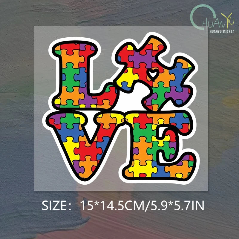 15cm Show Your Support for Autism Awareness with this Premi