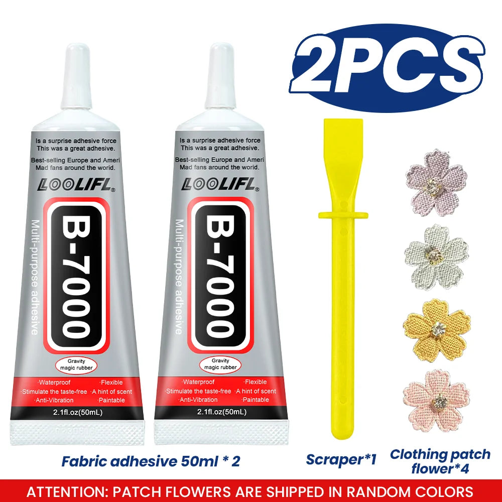 Epoxy resin super strong adhesive, fabric adhesive has strong plasticity, colorless, transparent, odorless, and washable