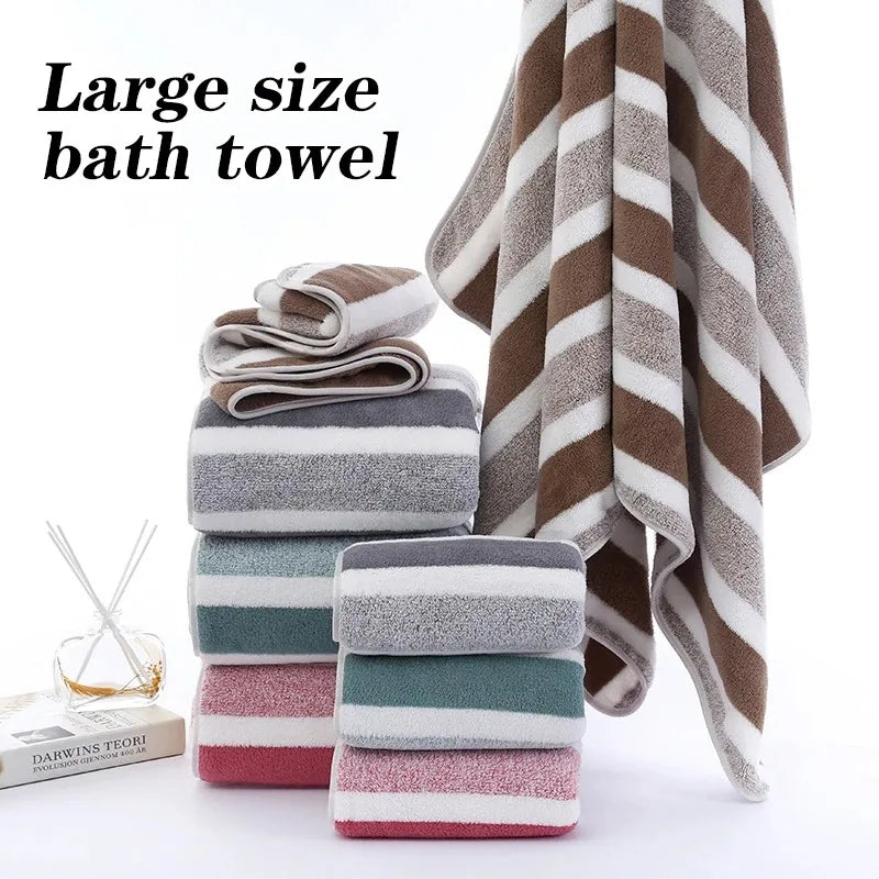 New/ Home Soft and Comfortable Bath Towels for Men and Women, Absorbent and Comfortable Couple's Large Towels, Wrapping Towels