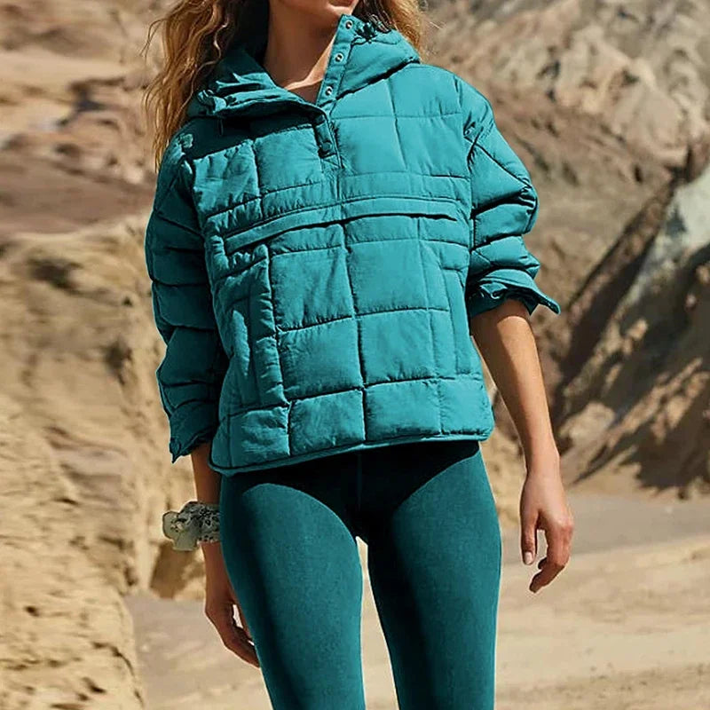 Winter Coat Women Casual Hoodies Jackets For Women Fashion Pocket Warm Long Sleeve Outerwear 2023