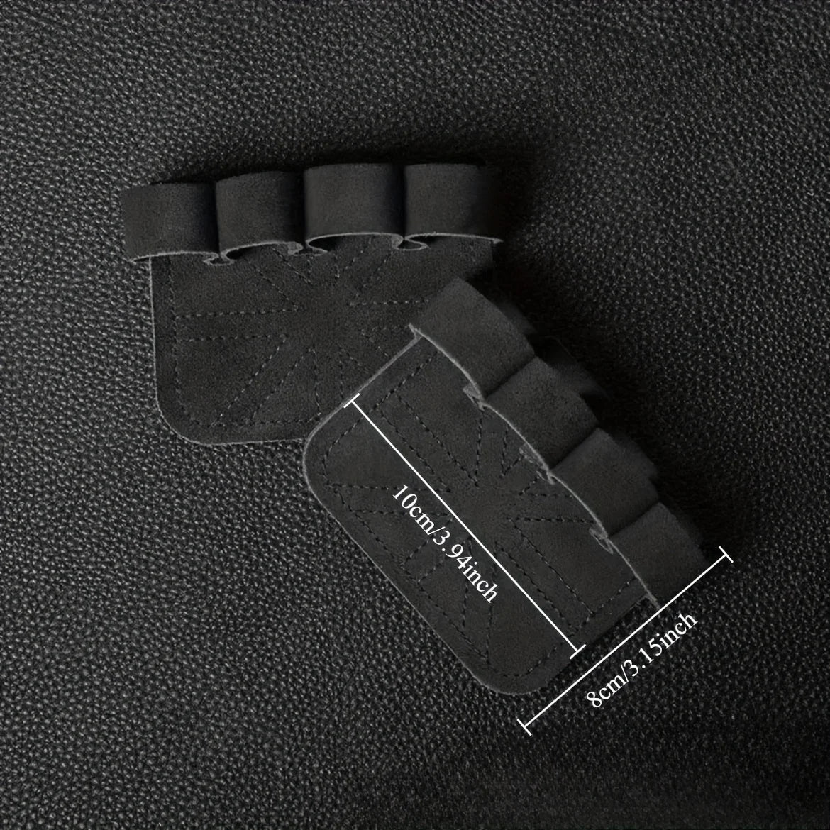 2pcs Fitness Gloves for Pull-Ups | Multi-Color Cowhide Leather Palm Protection | Non-Slip, Wear-Resistant Grip