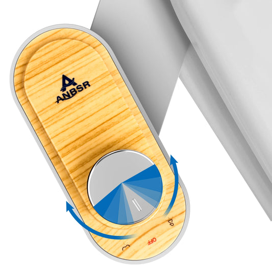 Bidet Attachment for Toilet - Dual Retractable Nozzles Bidet(Hygienic Rear & Feminine Wash) with Adjustable Water Pressure