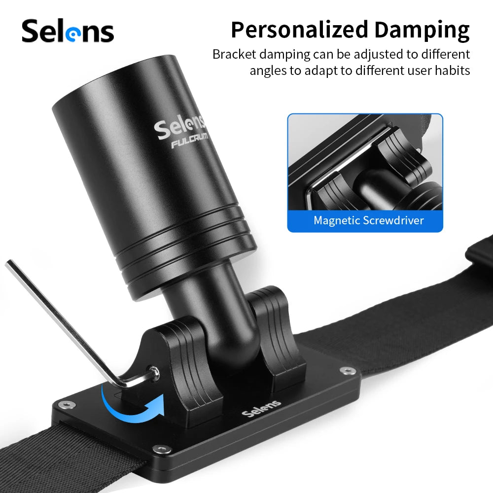 Selens Camera Gimbal Belt, Gimbal Stabilizer Weight Support Hip Belt Waist Mount for Long Standing Filming Compatible