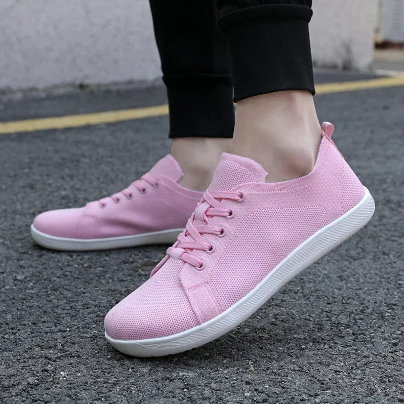 Wide Barefoot Flats Shoes For Women Outdoor Women's Sneakers Minimalist Shoes Wide Toe Soft Soles Walking Shoes Men Sneakers