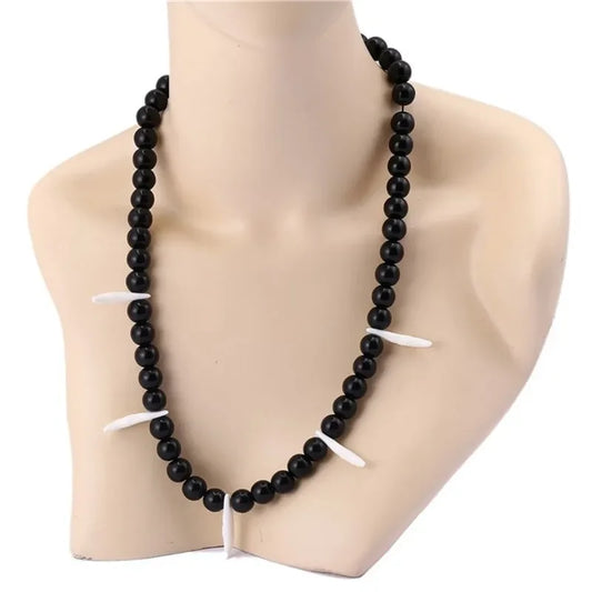 Anime Inuyasha Necklace Word Spirit Rosary Black Beaded Necklace Bangle Logo Pendant  Jewelry Gift