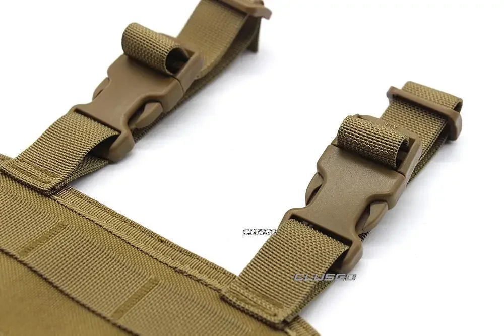Tactical Molle EDC Pouch Compact Utility Pouch 600D Organizer Tools Bags with Thigh Rig Panel Multipurpose Tool Bag Wasit Bag