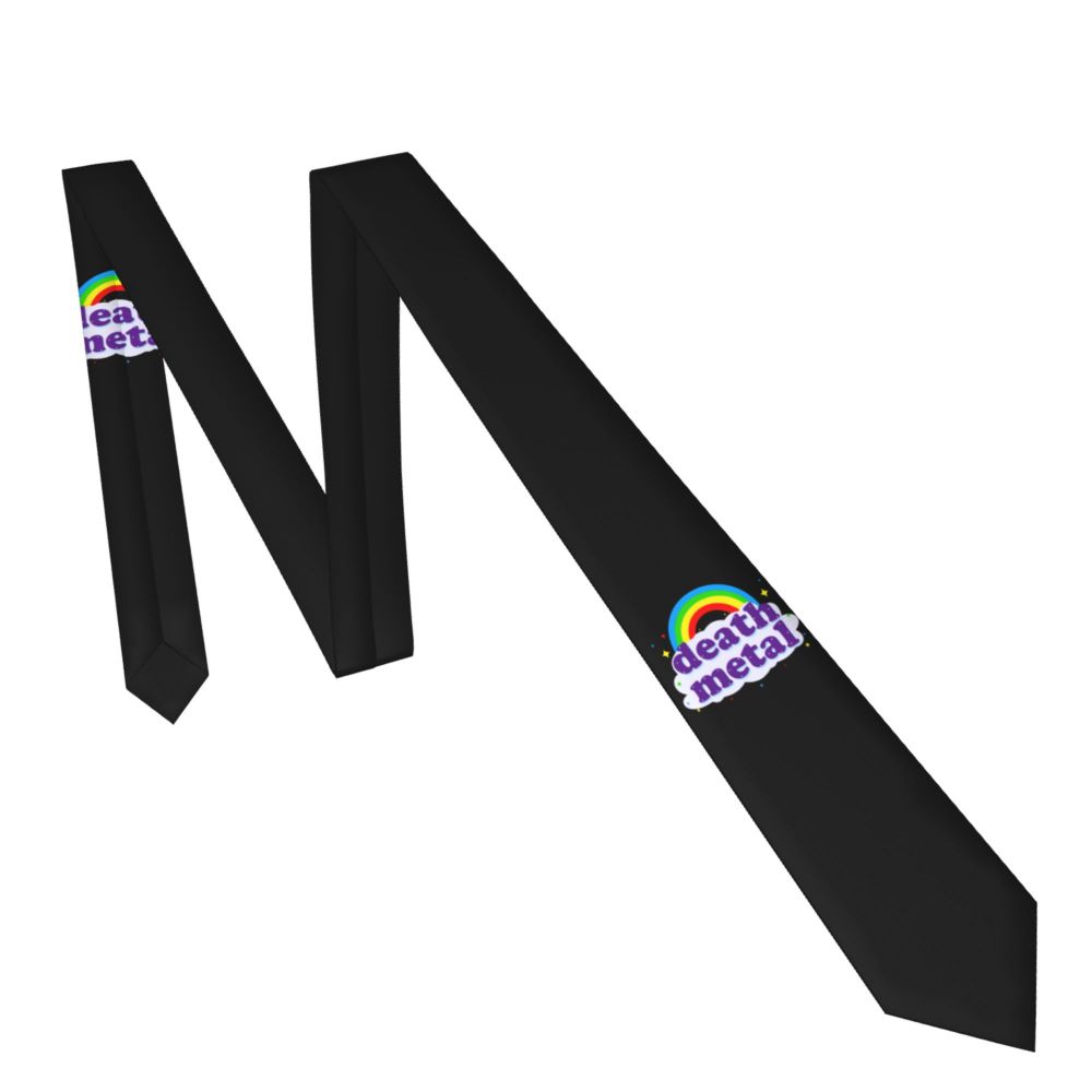 Slipknots Neckties Men's Customized Silk Heavy Metal Rock Music Gift Neck Tie for Office