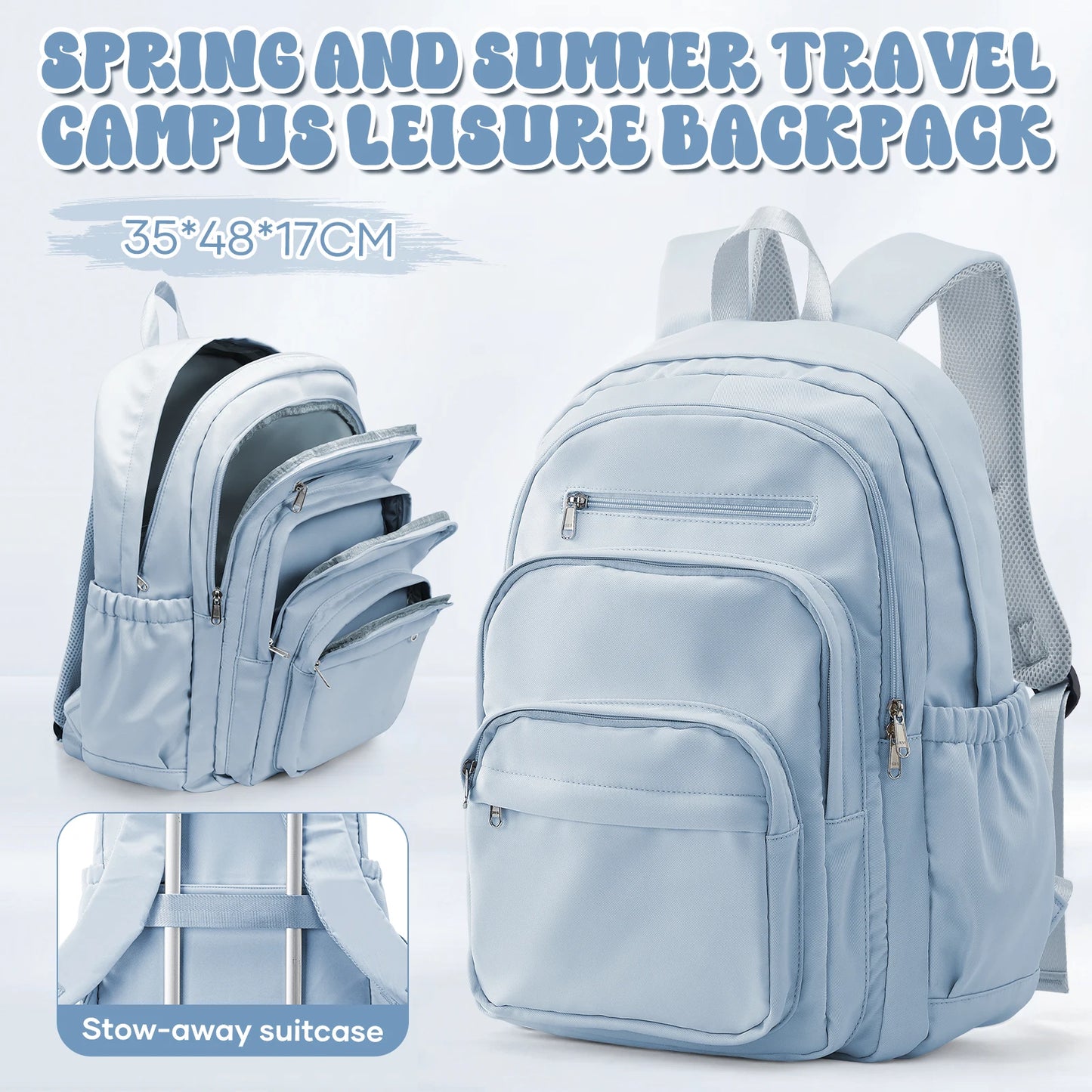 School Backpack for Teenage Girls Boys, College Daypack Bookbag, Work Laptop Backpack for Women, Lightweight Casual Day Backpack