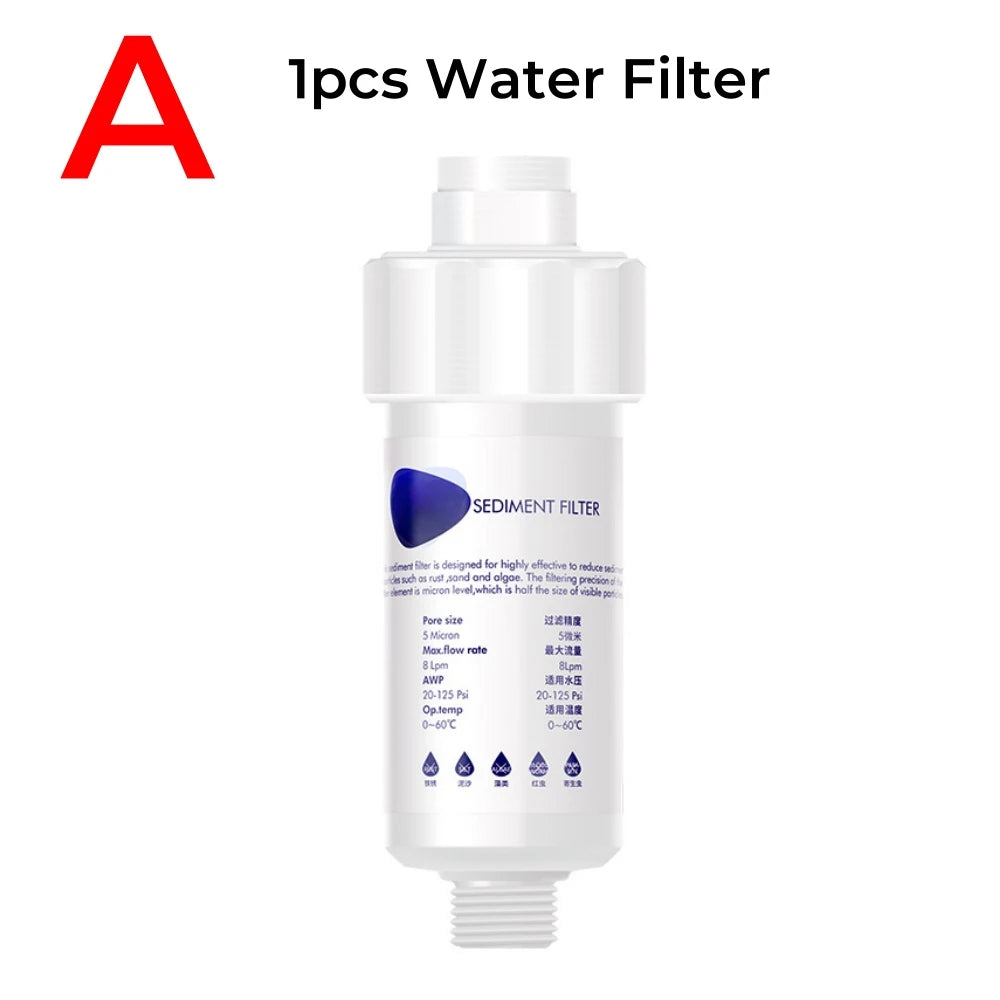 Pre-Filter Water Filter PP Cotton Filter Cartridge Removal Heavy Metal Purifier household  Washing Machine Shower Water Filter
