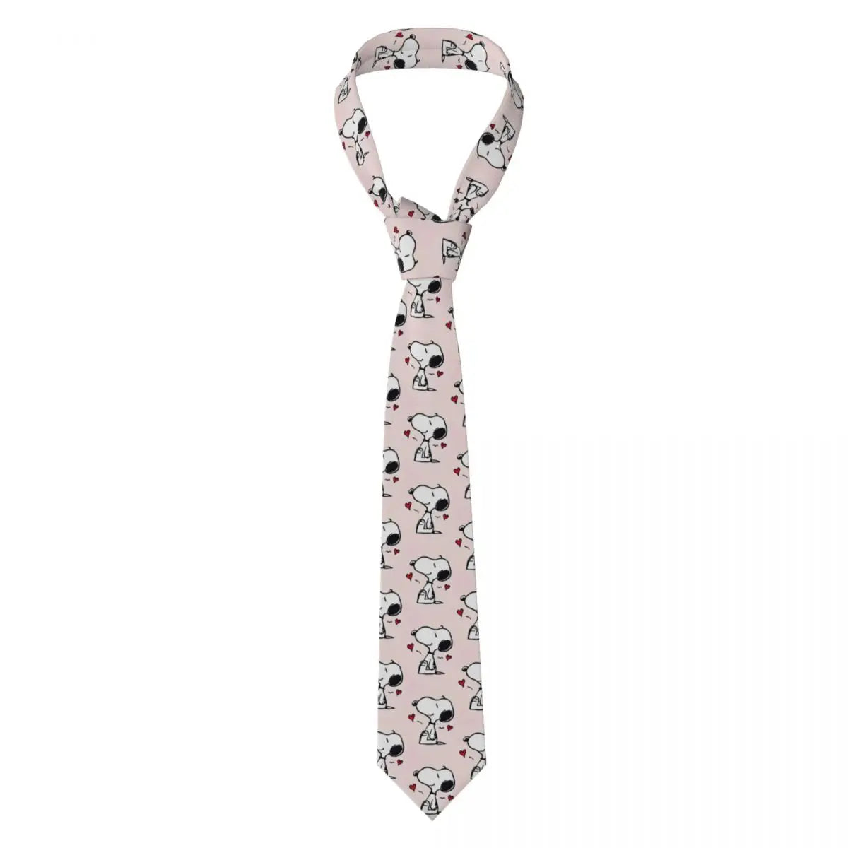 Snoopys & Woodstock Smile Giggle Laugh Neckties Silk 8 cm Neck Tie for Mens Shirt Accessories Cravat Wedding Accessories Office